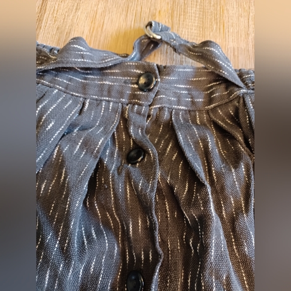 Handwoven PUENTE Guatemala Vintage Skirt Pleated Button up Midi 100% cot… - Picture 7 of 12